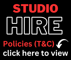 studio hire policies and terms